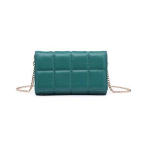 Urban Expressions Tamara Quilted Crossbody-Teal-NWT - # 32220